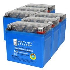 Mighty Max YTZ7SGEL 12V 6AH GEL Battery compatible with PowerTex YTZ7S – 6 Pack