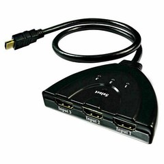 2 Pack 3 Port 4K HDMI 2.0 Cable Splitter Switch Switcher Adapter HUB PS4 PS5 New