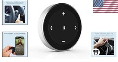 Compact Wireless Music Control Button for iPhone, Android, and Car Audio Systems