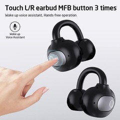 Mpow Ear Clip Wireless Earphones Low Latency Bluetooth Headphones Sports Earbuds