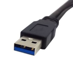 Cablecc Dual USB 3.0 to Micro USB Y Splitter cable for Mobile Hard Disk Drive