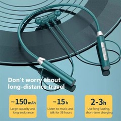 Wireless Bluetooth Headphones Super Bass Neckband Stereo Earphones Headsets Mic