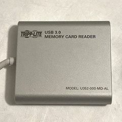 TrippLite USB 3.0 Memory Card Reader – Aluminum, U352-000-MD-AL, Great Condition
