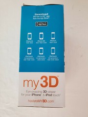 3D Viewer for iPhone and iPod touch Hasbro Black MY3D Eye Popping 3D NIP