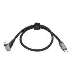.›(50cm)90 Degree USB C Cable Angled USB C Extension Cable 4K 60Hz Professional