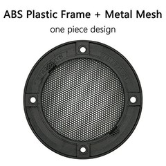 2pcs 3.5inch Mesh Speaker Grill Covers Guard Protector Speaker Decorative Circle