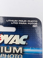 Rayovac Lithium Photo Camera Battery 2CR5 RL2CR5-1 6volts 2 Packs Of 2 USA NEW