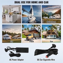 Portable 70L Car Fridge: -20°C–20°C, Rapid Cooling, Eco/Max Mode, Dual Input