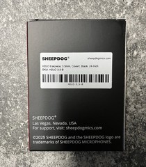 SHEEPDOG HDLO COVERT EARPIECE (BLACK) 3.5mm – New