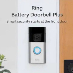 Ring Battery Doorbell Plus Security Camera Satin Nickel Brand New SEALED