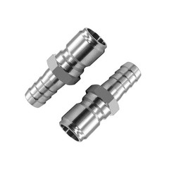 1/2 Inch Barb Male Quick Disconnect 304 Stainless Steel Home Brew 2 PCS