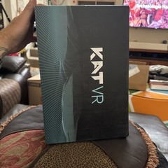 KAT VR Shoes Black Blue Mens Size 10 NEW WITH BOX VIRTUAL REALITY FOR TREADMILL