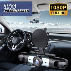 WiFi 360° 1080P Dash Cam Recorder 4 Channel Car Camera DVR Vehicle Video