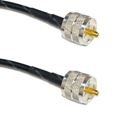 15 ft RG-58 Jumper UHF HAM CB VHF UHF RF Radio PL-259 Coax Cable ships from USA