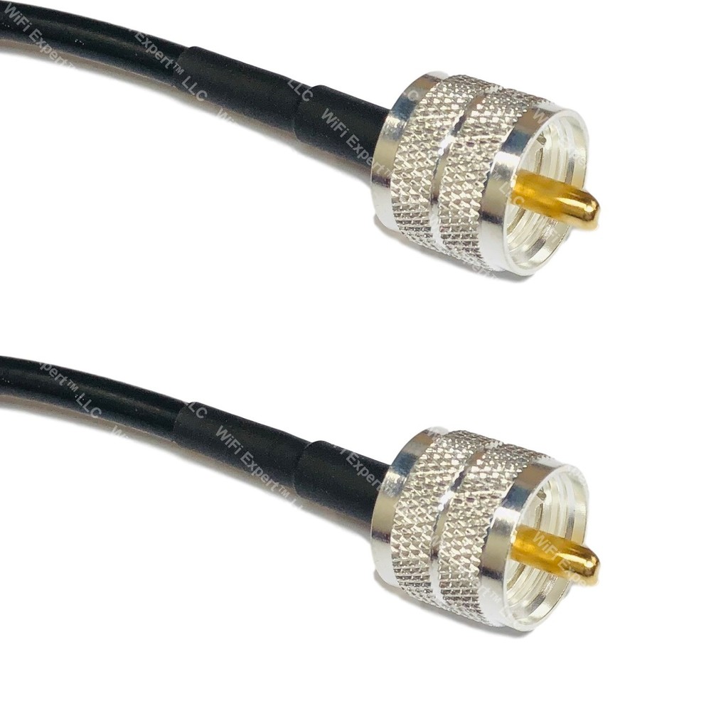 3 ft RG-58 Jumper UHF HAM CB VHF UHF RF Radio PL-259 Coax Cable ships from USA
