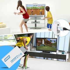 Portable Wii to HDMI Wii2HDMI Full HD Converter Audio Output Adapter TV Black