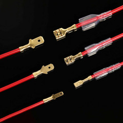 315Pcs Insulated Brass Spade Crimp Connectors Electrical Wire Terminals Kit Set