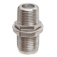 10 Pack F-Type Coupler Coaxial Screw F Type Cable Adapter Coax Connector M/M F/F
