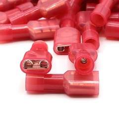 400x Insulated Male Female Spade Terminal Crimp Quick Disconnect Wire Connectors