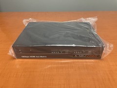 A-Neuvideo 4×2 HDMI 2.0 18 Gb/s Matrix Switcher with Scaler ANI-42HDFIX