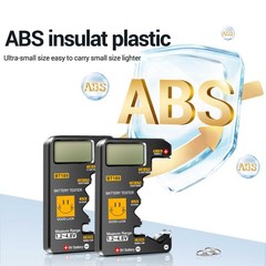Lightweight Battery Tester Tool For 1.2V 3.7V 9V Cylindrical Button Cell Box