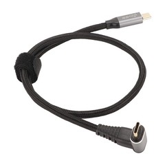 .›(50cm)90 Degree USB C Cable Angled USB C Extension Cable 4K 60Hz Professional