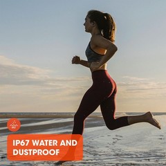 JBL Endurance Race TWS Wireless Earbuds – IP67, Ambient Aware, TalkThru (Black)