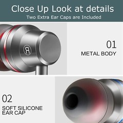 3.5mm HIFI Super Bass Headset In-Ear Earphone Stereo Earbuds Headphone Wired Mic