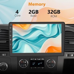 10.1″ Wireless Carplay Android Auto Stereo for 2007-2013 Sierra Tahoe Yukon