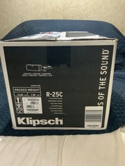 New Klipsch Reference R-25C Two Way Center Channel Home Speaker Black