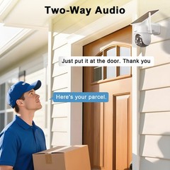 ANRAN Wireless Outdoor Security Camera System Solar Battery Powered Wifi Cameras