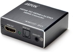 Compact 4K x 2K HDMI Audio Splitter – Supports Dual Audio Outputs & Easy Install