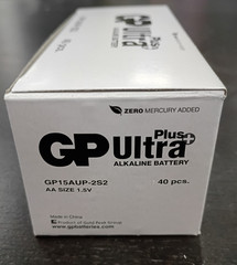 AA Batteries 40 Pack GP Ultra Alkaline Long Lasting Bulk NEW 2031 exp