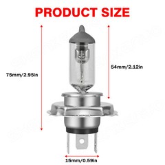 For Honda HR-V 2016-2017 9003/H4 3400K Halogen Headlight High/Low Beam Bulb BP