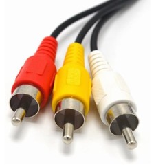 10FT 3-RCA Male to Female Extension Audio Video Cable TV HDTV DVD Cord AV N323