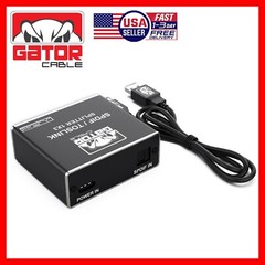 Toslink Optical Fiber Digital Audio Splitter Adapter SPDIF 3-Port 1×3 1-In 3-Out