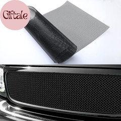 40″X13″ Universal Black Metal Mesh: Aluminum Alloy 3 X 6Mm Rhombic Hole Car Gril