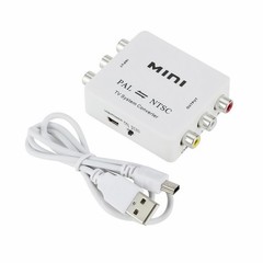 Bi-Directional 2-Way NTSC To PAL+PAL To NTSC Video TV System Converter Adapter