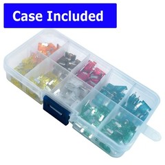 120 PC Low Profile Mini Car Fuse Auto Car Motorcycle SUV Fuses Kit APM ATM