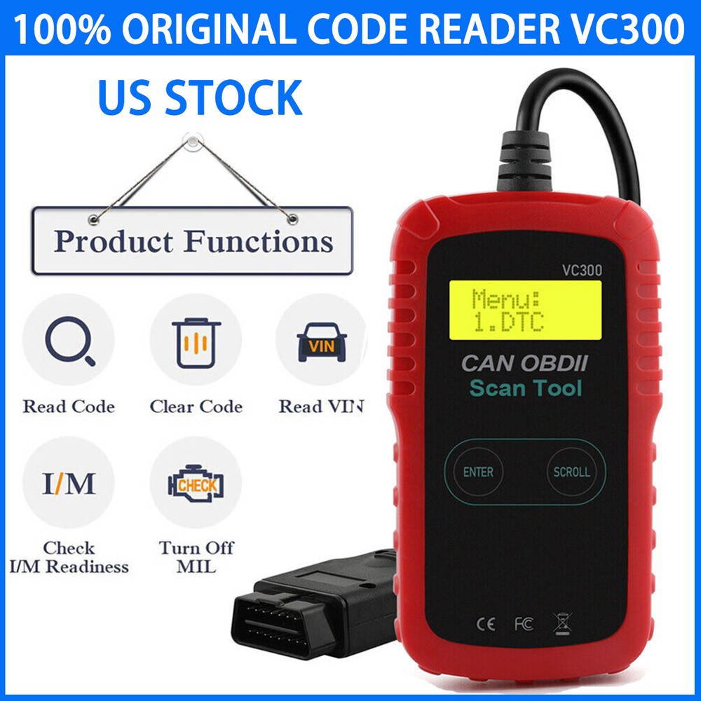 Automotive Code Reader Check Engine DTC OBD2 Diagnostic Tool Car ODB2 Scanner