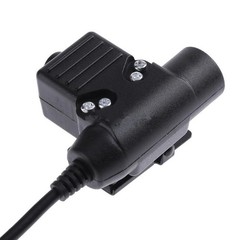 Metal+ABS U94 PTT Cable Plug Adapter For Vertex Standard VX-231 VX131 VX230/261
