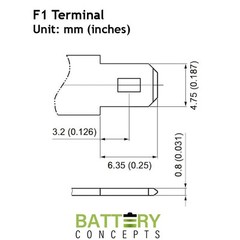 6V 1.2AH Replacement For 6V 1.2AH Kung Long WP1.2-6 Battery 6 Volts 1.2 Amps
