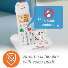 VTech SN5127 Amplified Cordless Phone 90dB Ringer Senior w/ Answering NEW