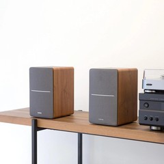 High Quality 2-Way Bookshelf Speakers – Wood Pair^-