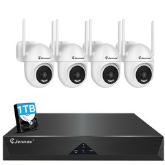WiFi Security Camera System Smart Outdoor Wireless Color Night Vision 10CH NVR