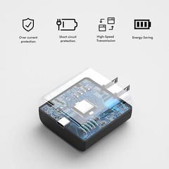 45W Universal Quick Charger Wall Adapter Type C Cable For Samsung Galaxy