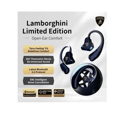 LAMBORGHINI Earbuds 6.0 Bluetooth Sport Ear Hook Earbuds – NEW in Box