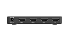 BZBGEAR 4×1 4K UHD Ultra Slim HDMI Switcher with IR Remote Control