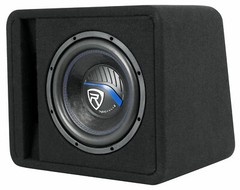 Rockville SK510 PACKAGE 10″ 1200w Loaded K5 Car Subwoofer Enclosure+DB11 Amp