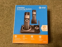 AT&T CL82219 DECT 6.0 2-Handset Cordless Phone w/ Answering Machine